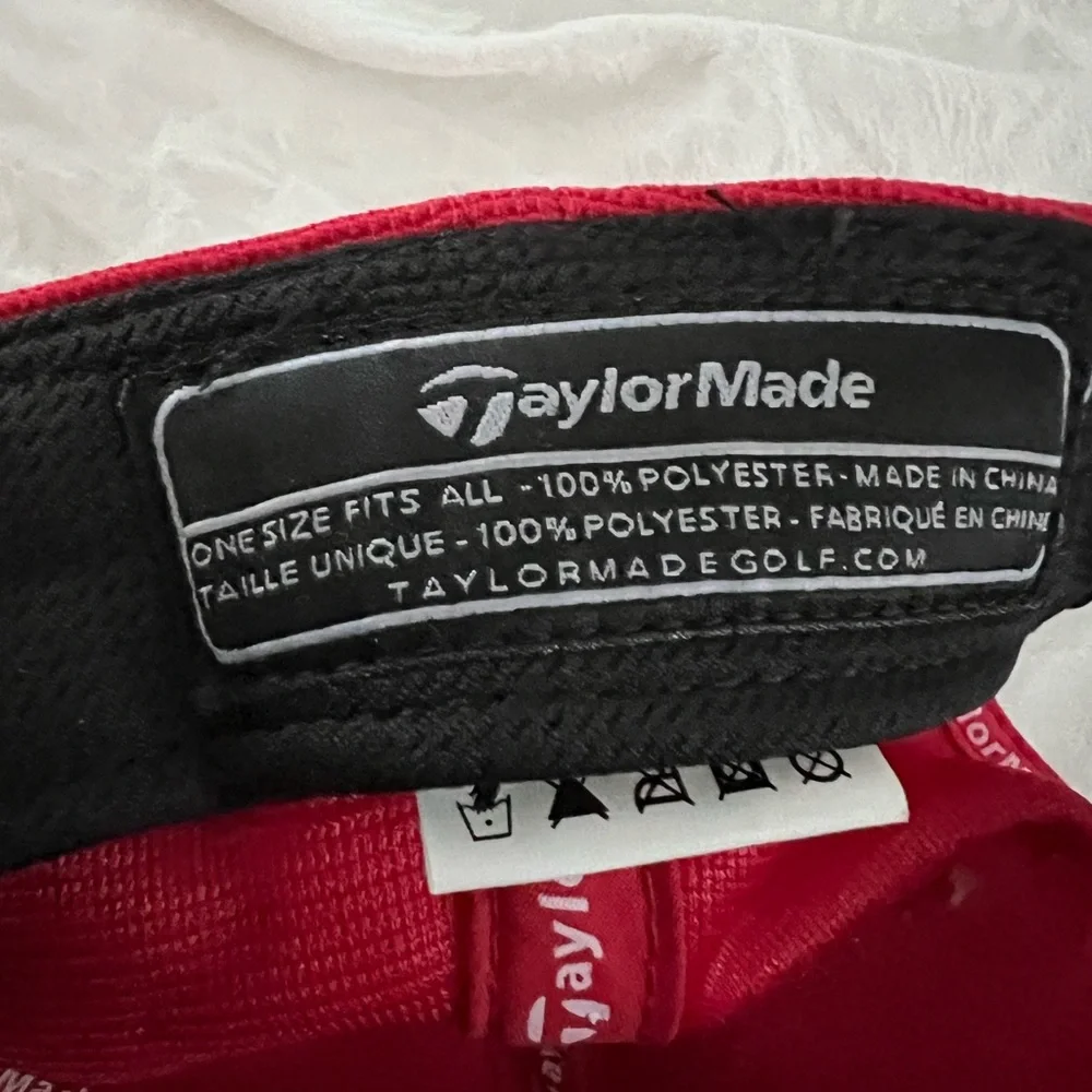Taylor Made Vintage Tour Red Preferred SLDR Baseball Golf Hat, NWOT